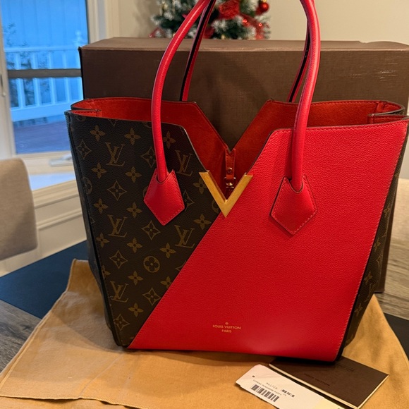 Louis Vuitton Red Kimono Purse MM - Picture 5 of 8